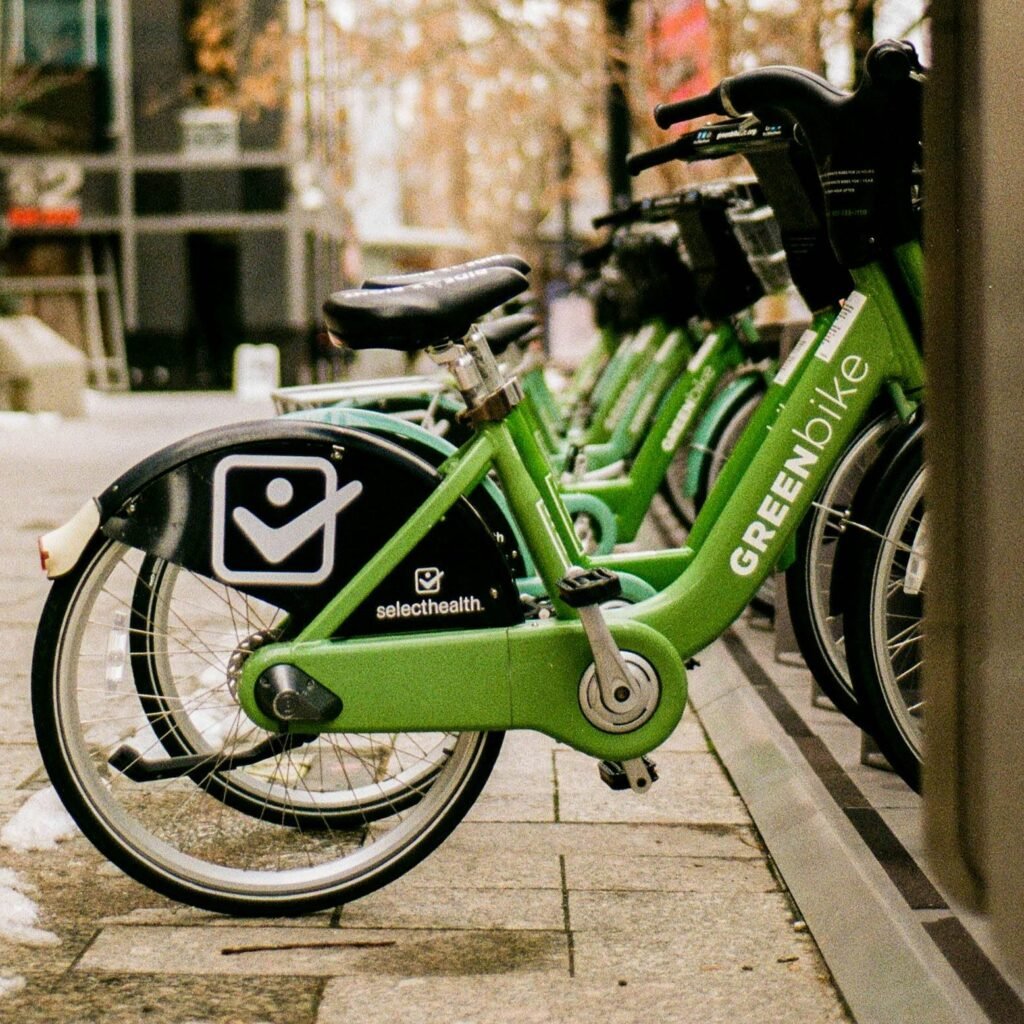 Photo of electric bikes